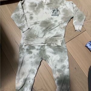 Rylee & Cru Tie dye matching sweat suit